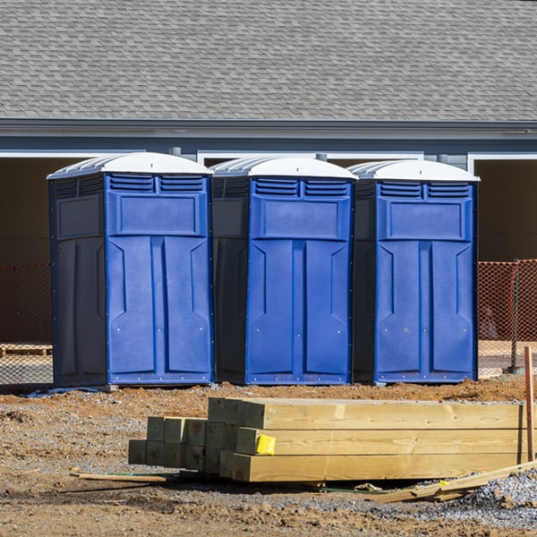 how do you ensure the portable toilets are secure and safe from vandalism during an event in Vestal